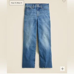 J. Crew Petite Slim Wide Leg Jeans